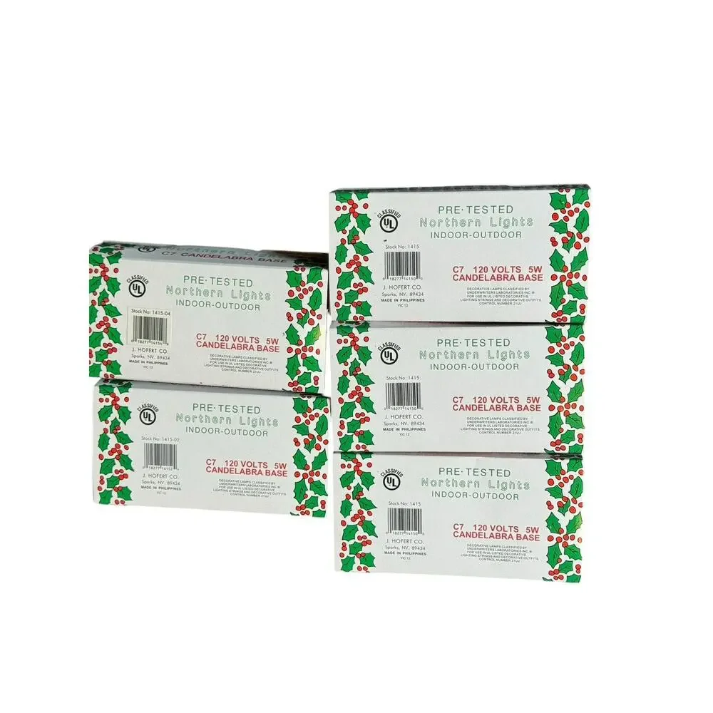 C7 Bulbs two boxes